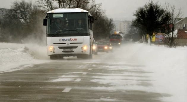 Fennakadásokat okoz a havazás Horvátországban és Szlovéniában