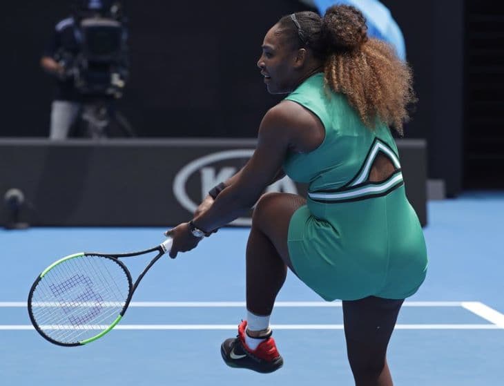 Australian Open - Serena Williams jó formában van, de nem megszállott a 24. Grand Slam-címet illetően