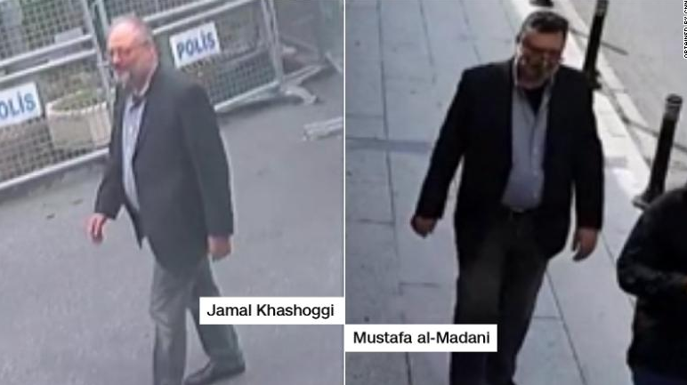 Álszakállban, a feldarabolt újságírónak öltözve ment ki egy férfi a főkonzulátusról