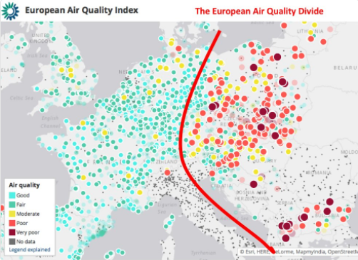A nagy szívás: milyen a levegőt lélegzünk be Közép- és Kelet-Európában?