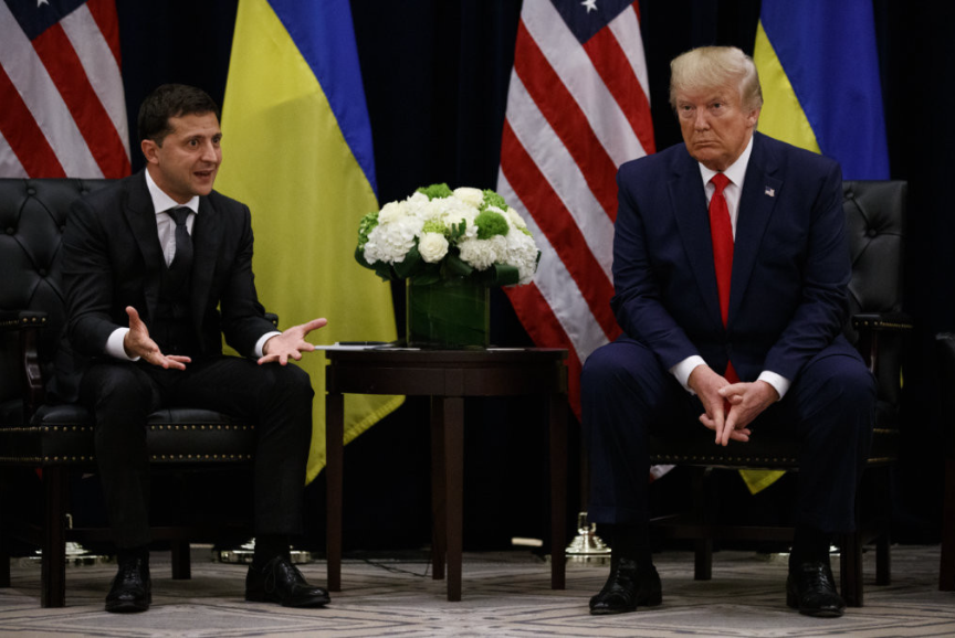 Az ukrán elnök felszólította Donald Trumpot béketerve közzétételére